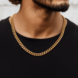 Cuban Chain - 8mm (Gold) - Chain - Men's Jewellery