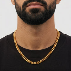 Cuban Chain - 8mm (Gold) - Chain - Men's Jewellery