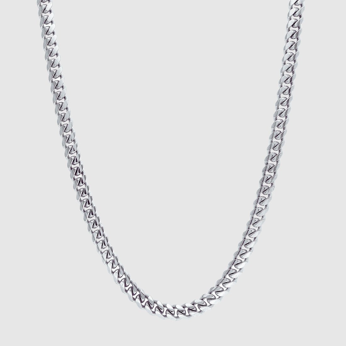 Cuban Chain - 8mm (Silver) - Chain - Men's Jewellery