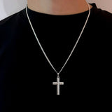 Dash of Grace Cross (925 Sterling Silver) - Pendant - Men's Jewellery