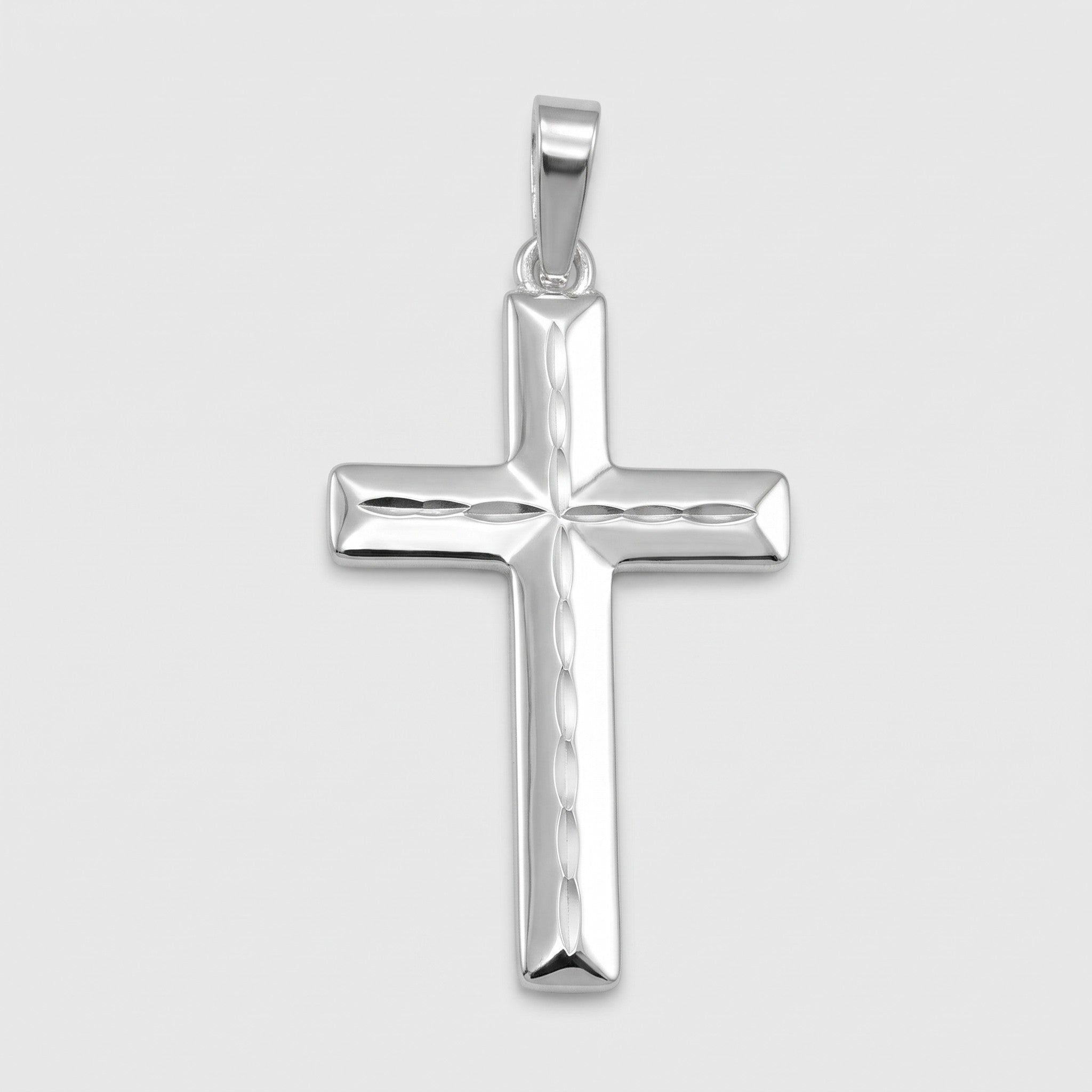 Dash of Grace Cross (925 Sterling Silver) - Pendant - Men's Jewellery