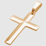 Diamond - Cut Cross (Gold Vermeil) - Pendant - Men's Jewellery