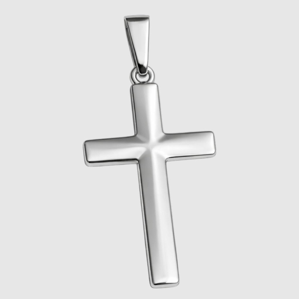 Diamond - Cut Cross (Sterling Silver) - Pendant - Men's Jewellery