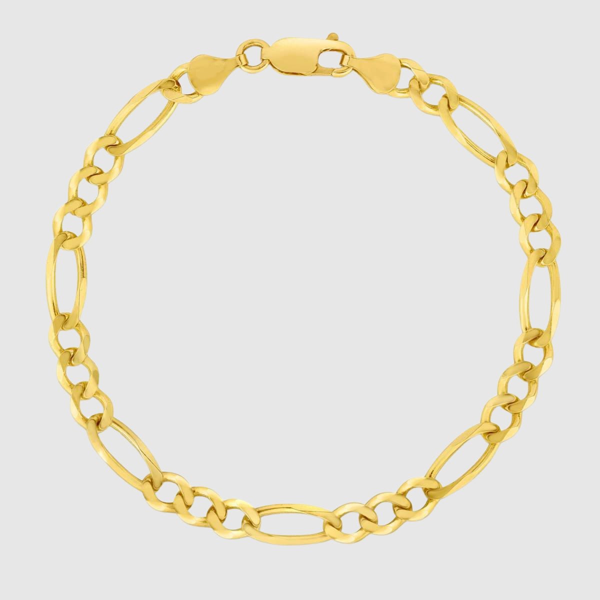 Figaro Bracelet - 5mm (Gold) - Bracelet - Men's Jewellery