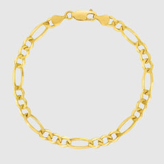 Figaro Bracelet - 5mm (Gold Vermeil) - Bracelet - Men's Jewellery