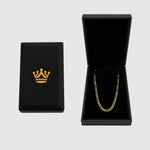 Figaro Chain - 5mm (18k Gold over Silver) - Chain - Men's Jewellery