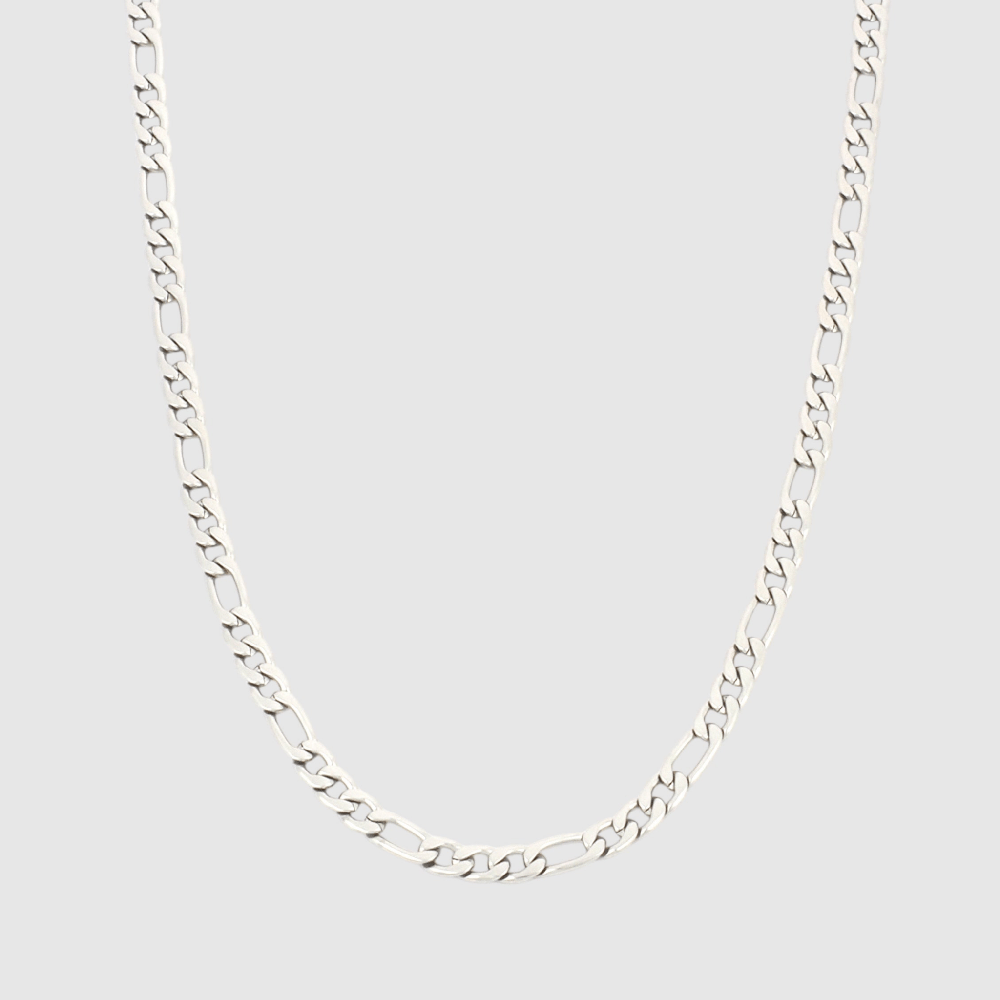 Figaro Chain - 5mm (925 Sterling Silver) - Chain - Men's Jewellery