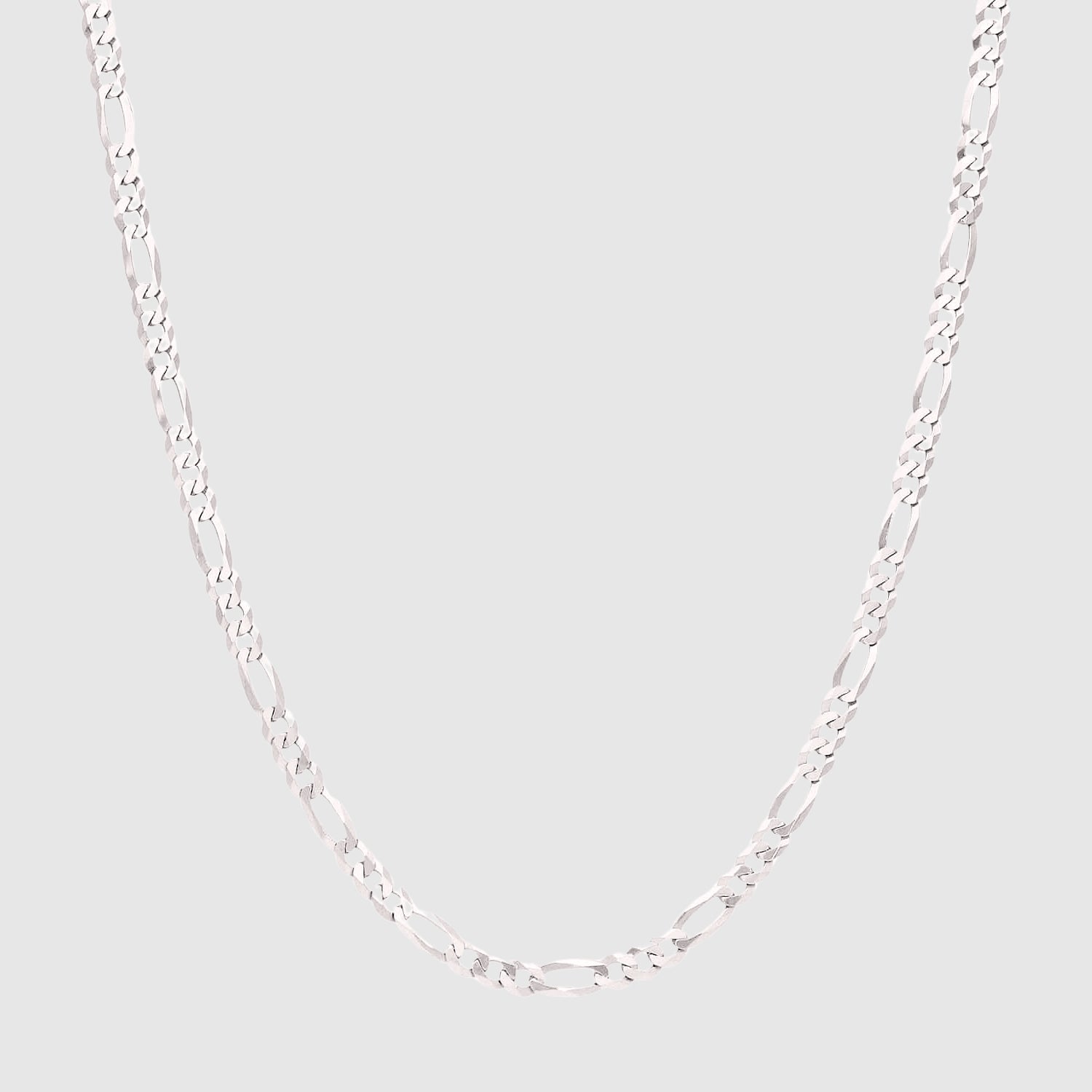 Figaro Chain - 5mm (925 Sterling Silver) - Chain - Men's Jewellery