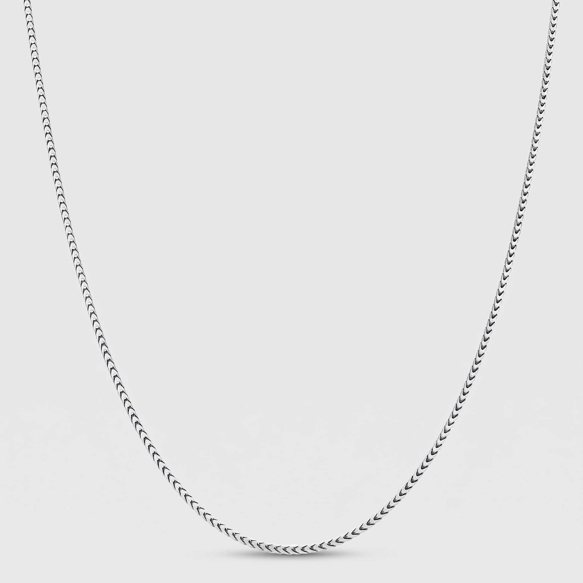 Franco Chain - 2.5mm (925 Sterling Silver) - Chain - Men's Jewellery