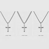 Large Cross (Silver) - Pendant - Men's Jewellery