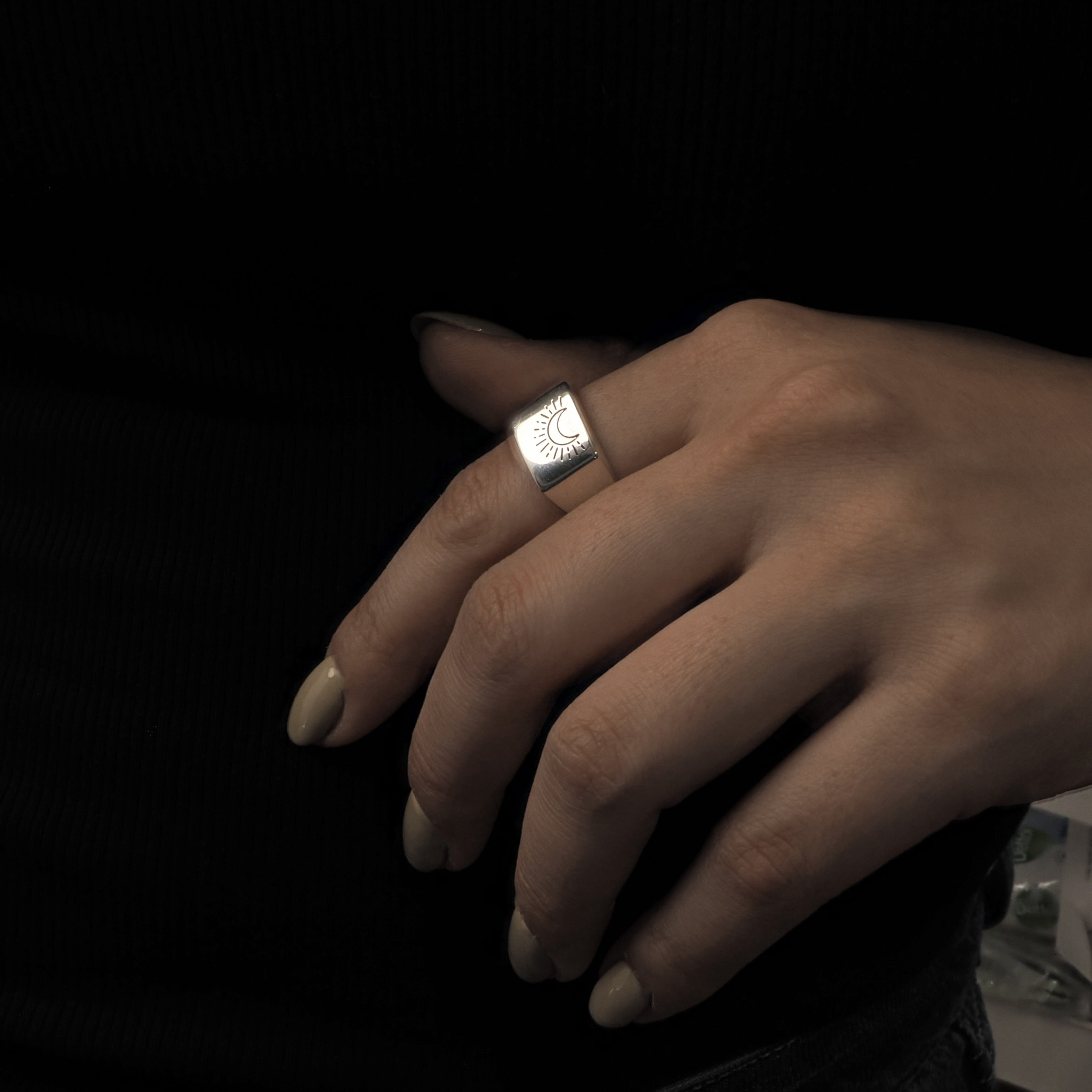 Moondancer Ring (925 Sterling Silver) - Ring - Men's Jewellery