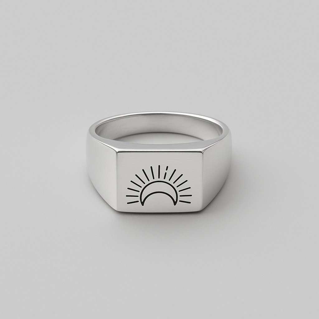 Moondancer Ring (925 Sterling Silver) - Ring - Men's Jewellery