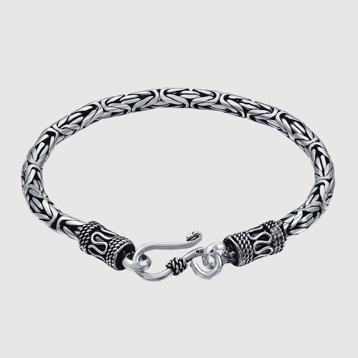 Nordic Tide Bracelet (Silver) - Bracelet - Men's Jewellery