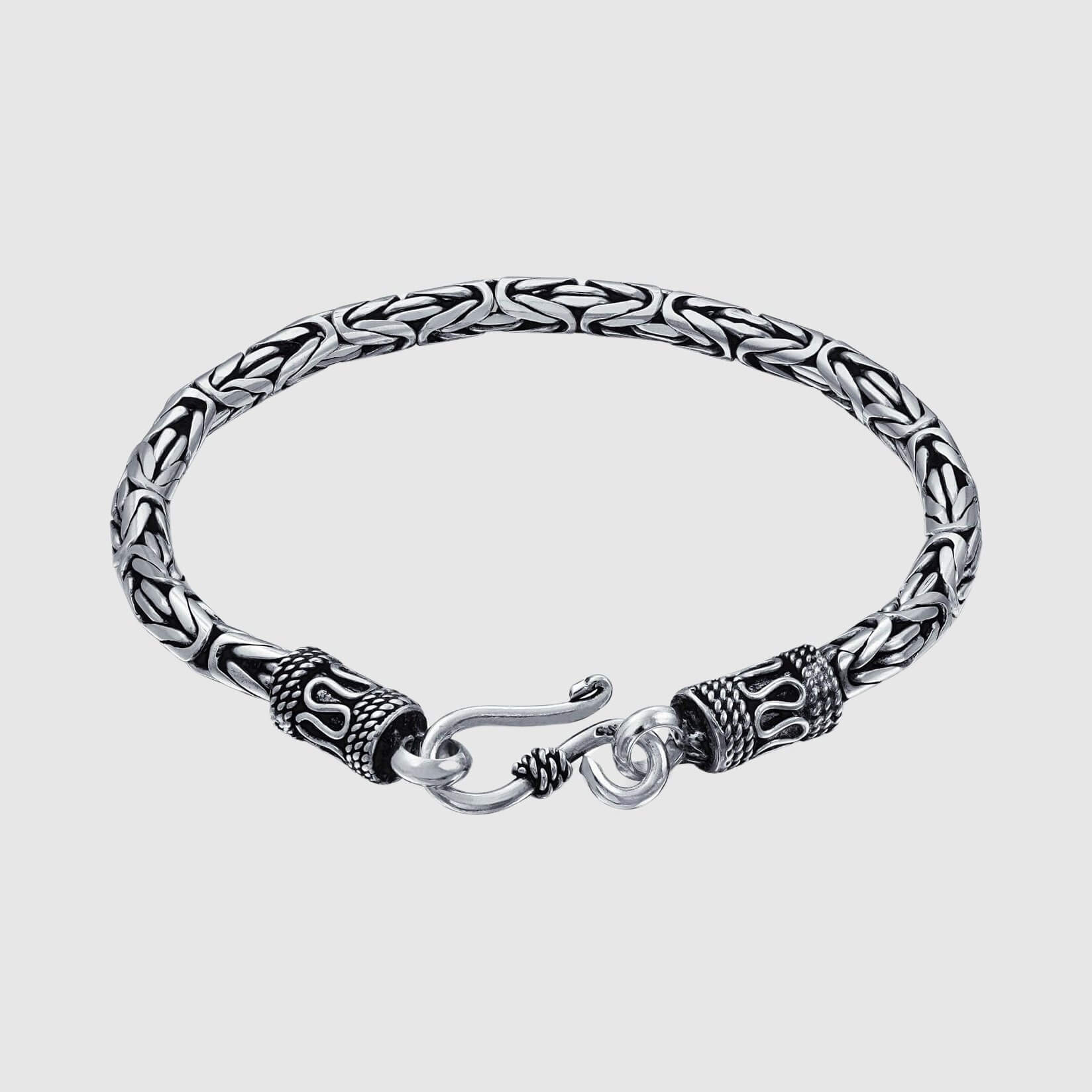 Nordic Tide Bracelet (Silver) - Bracelet - Men's Jewellery