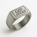 QLD Sucks Signet Ring - Ring - Men's Jewellery