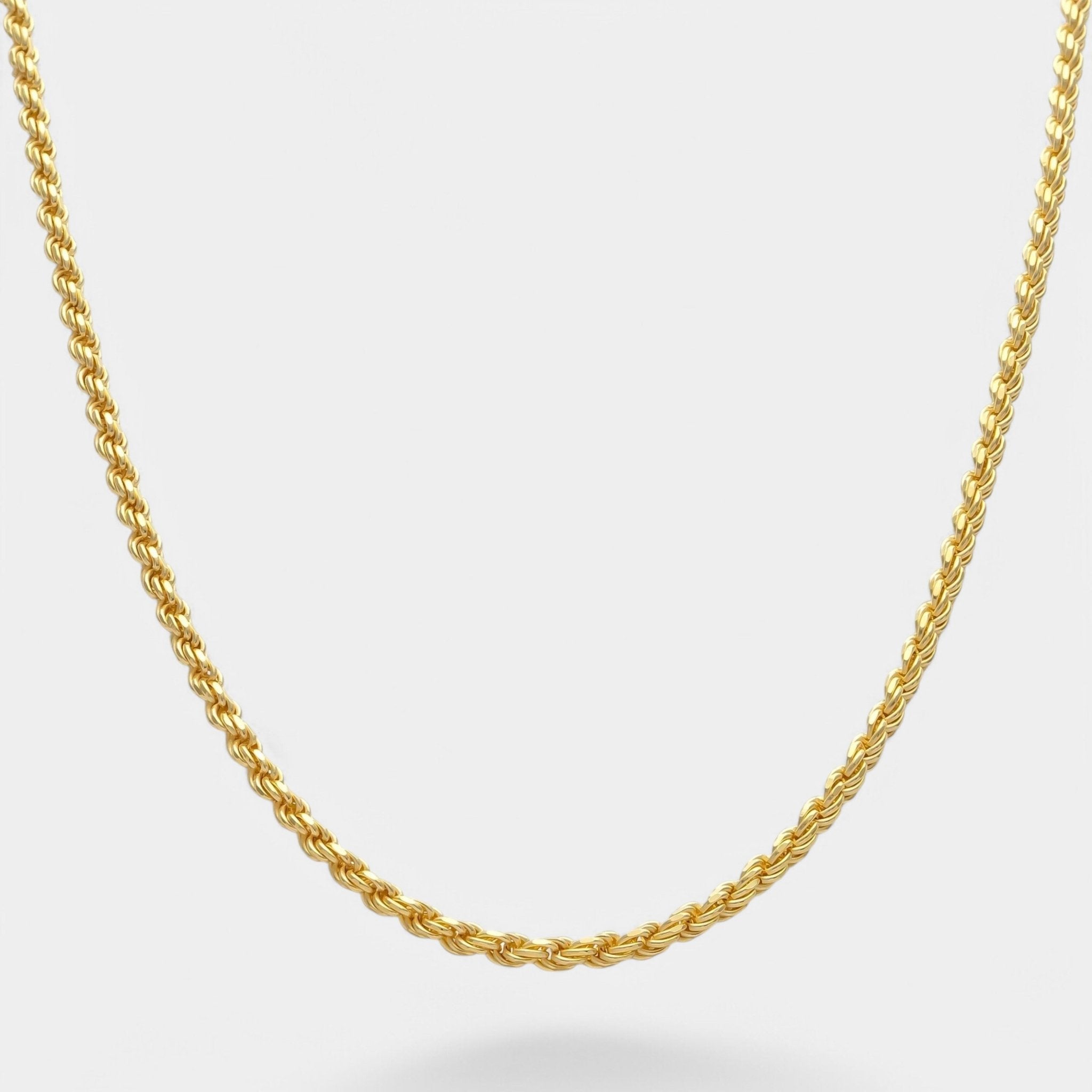 Rope Chain - 2.5mm (Gold) - Chain - Men's Jewellery