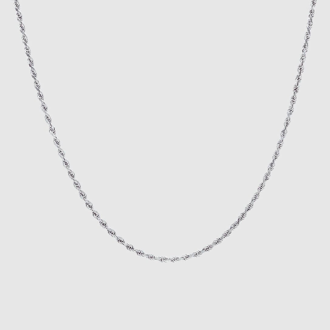 Rope Chain - 2.5mm (Silver) - Chain - Men's Jewellery
