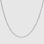 Rope Chain - 3mm (925 Sterling Silver) - Chain - Men's Jewellery