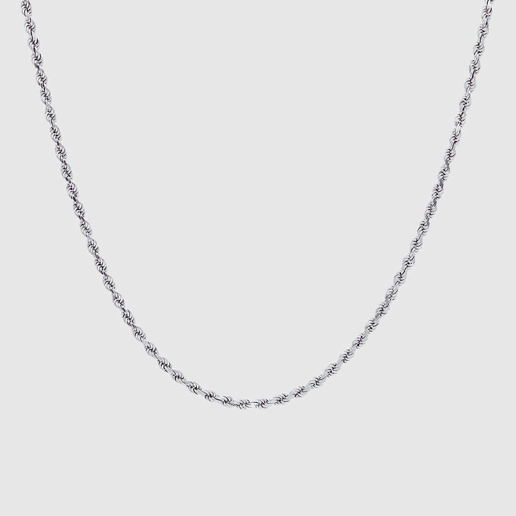 Rope Chain - 3mm (Silver) - Chain - Men's Jewellery