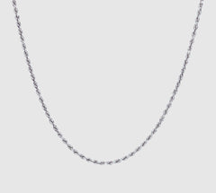 Rope Chain - 3mm (Silver) - Chain - Men's Jewellery