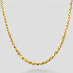 Rope Chain - 4mm (Gold) - Chain - Men's Jewellery