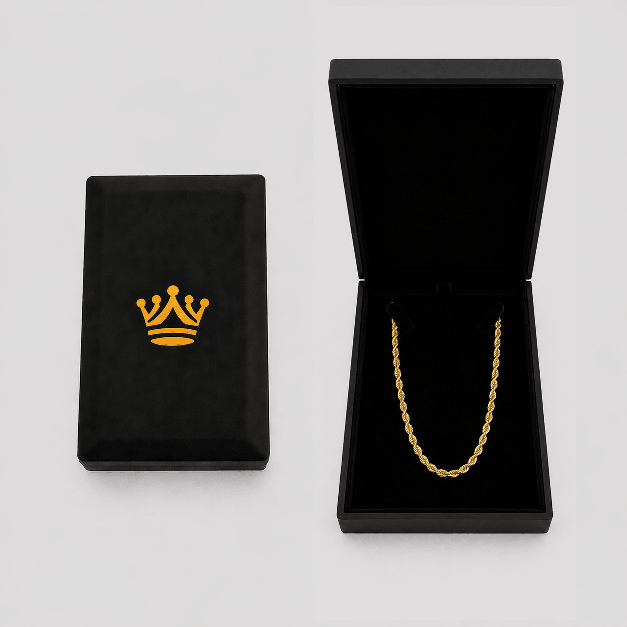 Rope Chain - 4mm (Gold) - Chain - Men's Jewellery