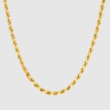 Rope Chain - 4mm (Gold) - Chain - Men's Jewellery