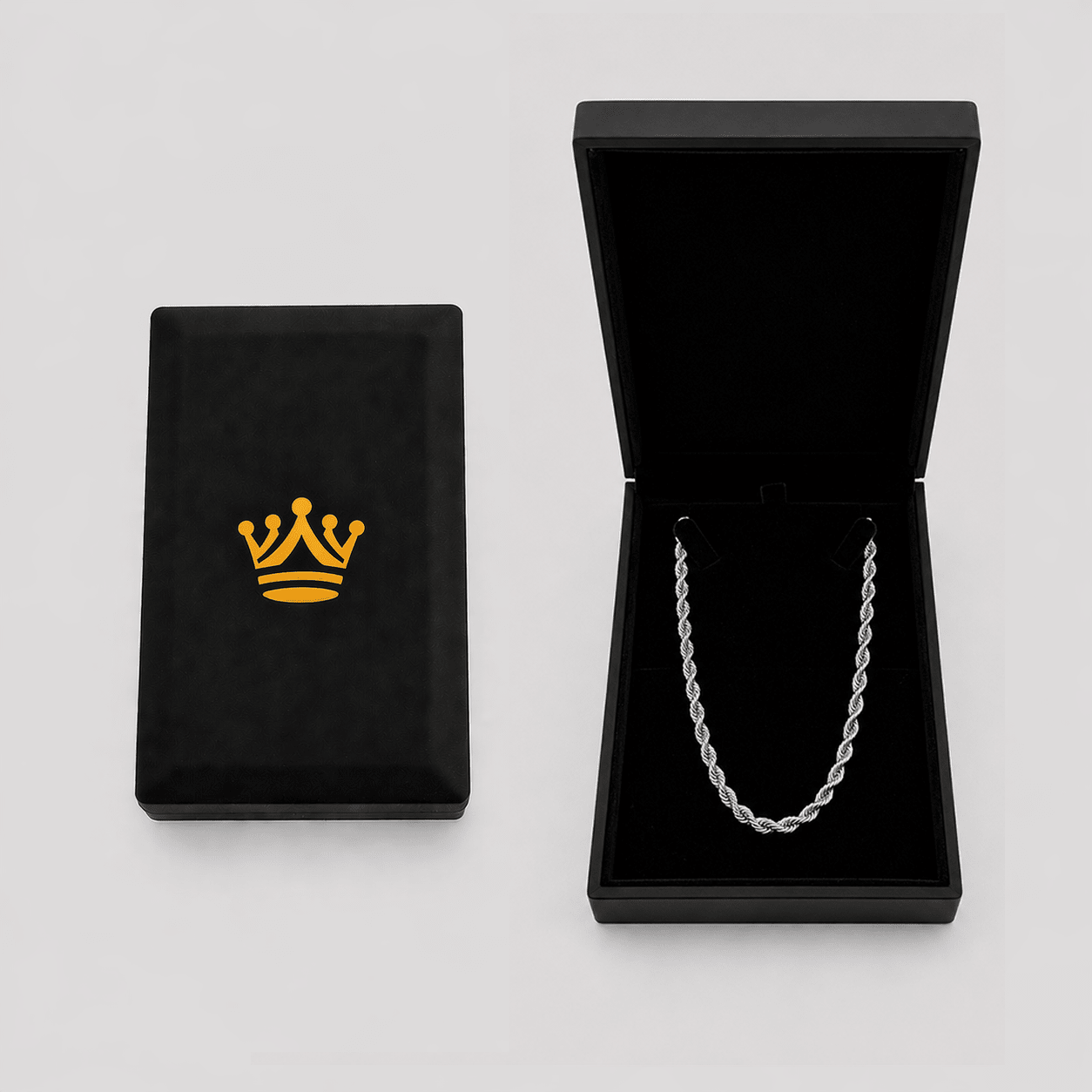 Rope Chain - 4mm (Silver) - Chain - Men's Jewellery
