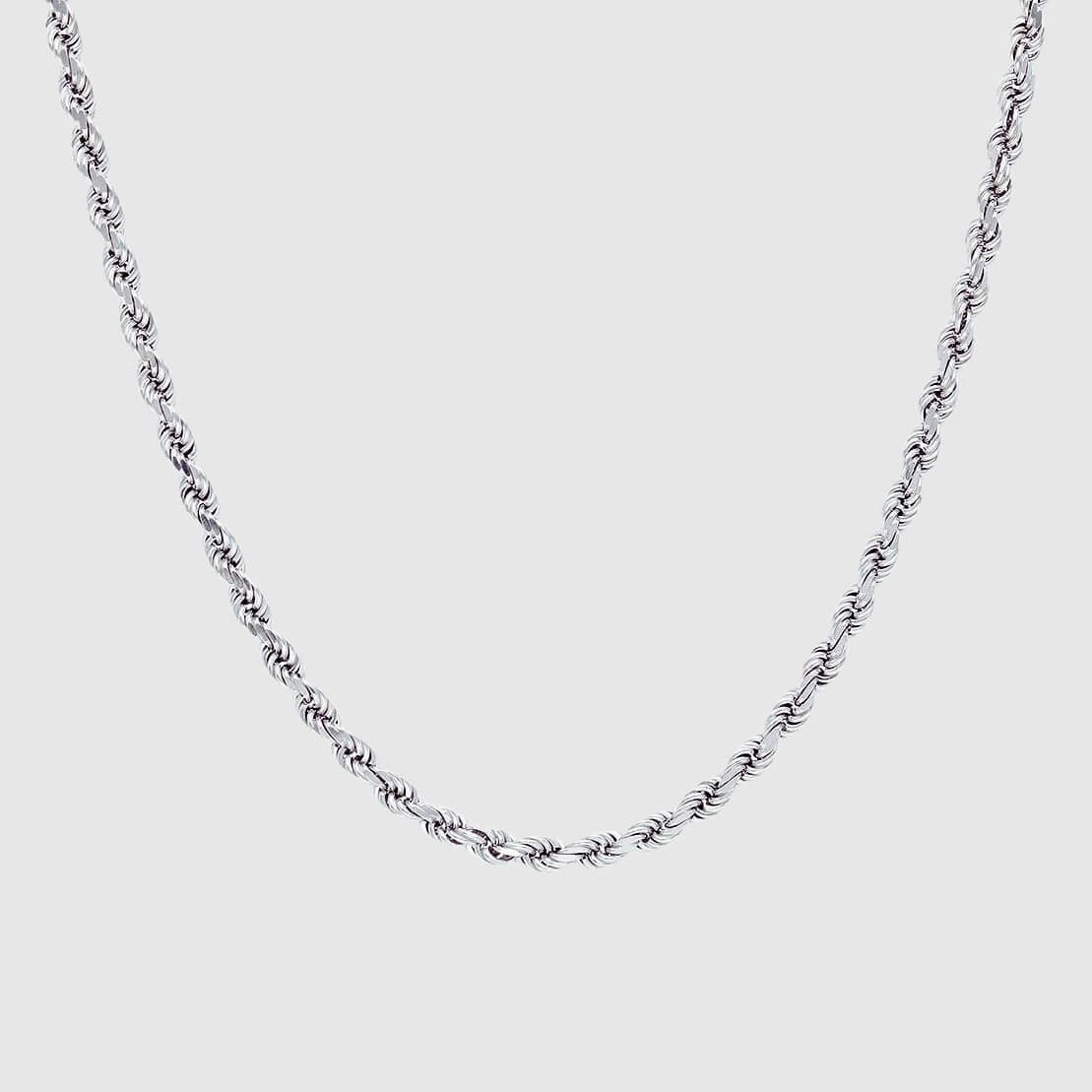 Rope Chain - 4mm (Silver) - Chain - Men's Jewellery