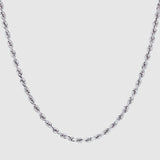 Rope Chain - 4mm (Silver) - Chain - Men's Jewellery