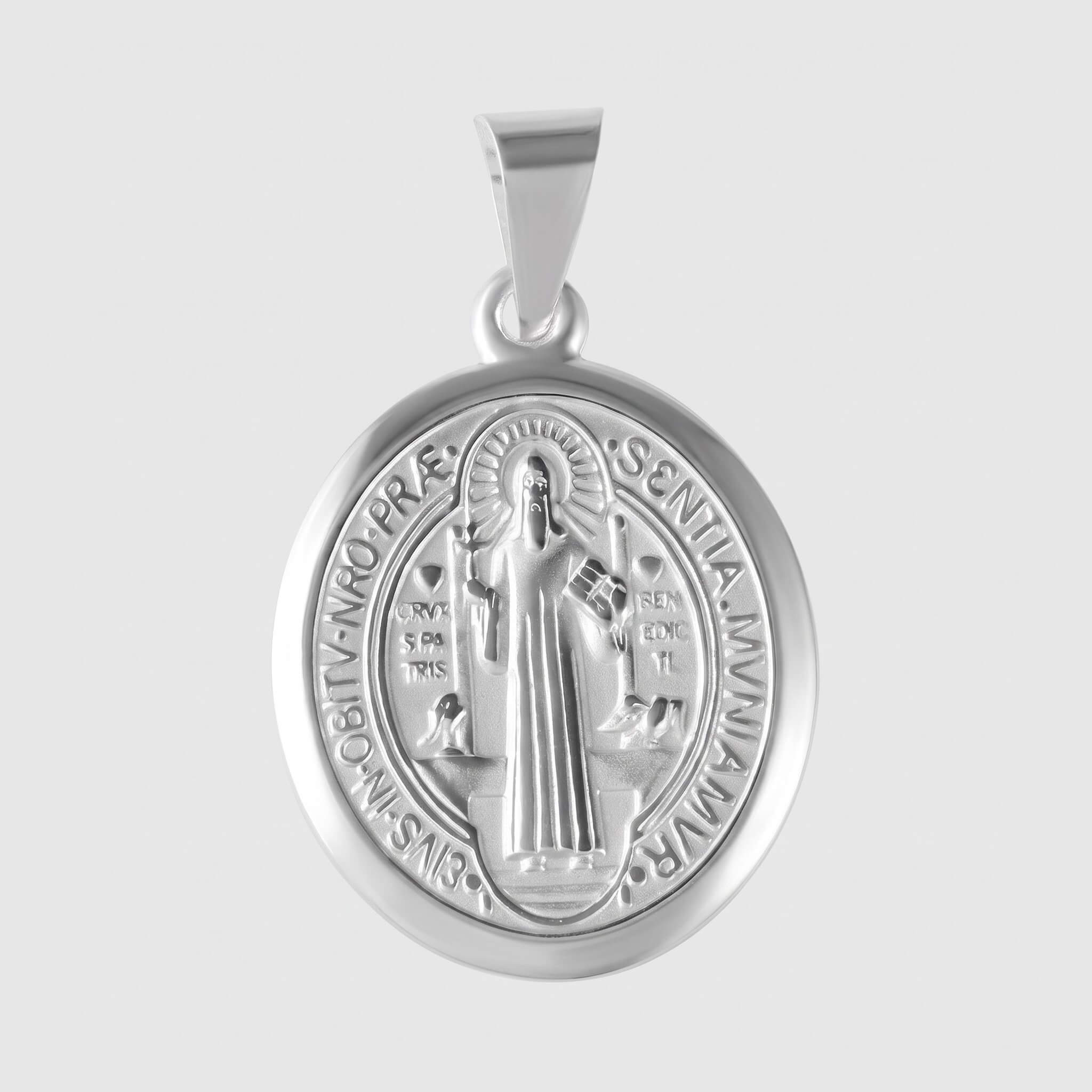 Saint Benedict (Silver) - Pendant - Men's Jewellery