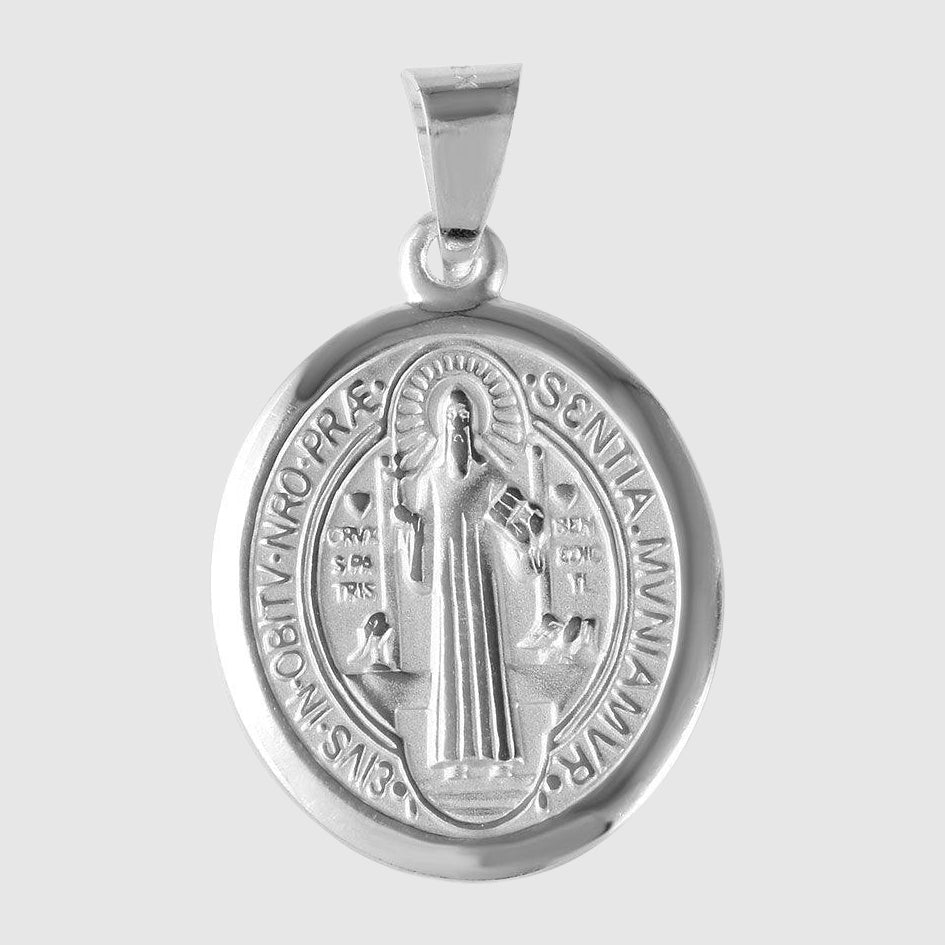 Saint Benedict (Silver) - Pendant - Men's Jewellery