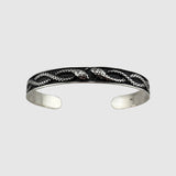 Serpent's Embrace Cuff (925 Sterling Silver) - Bracelet - Men's Jewellery