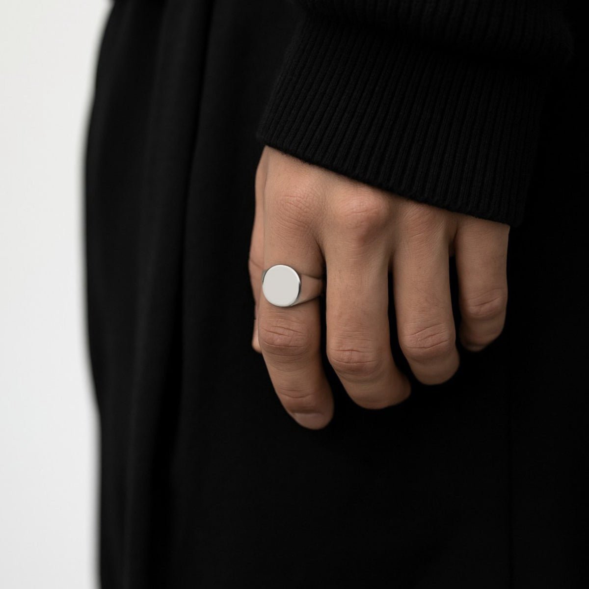 Silver Signet Ring (925 Sterling Silver) - Ring - Men's Jewellery