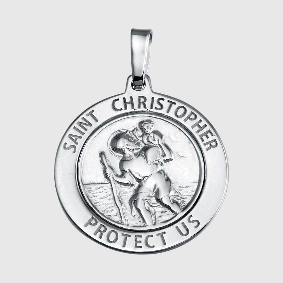 St. Christopher (Silver) - Pendant - Men's Jewellery