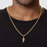 Wing (Gold) - Pendant - Men's Jewellery